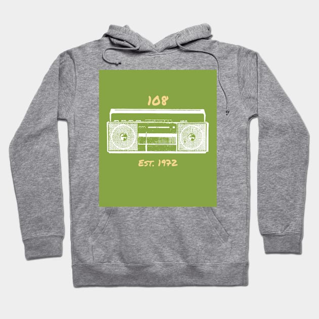 Tape deck remembrance Hoodie by 108 Recordings